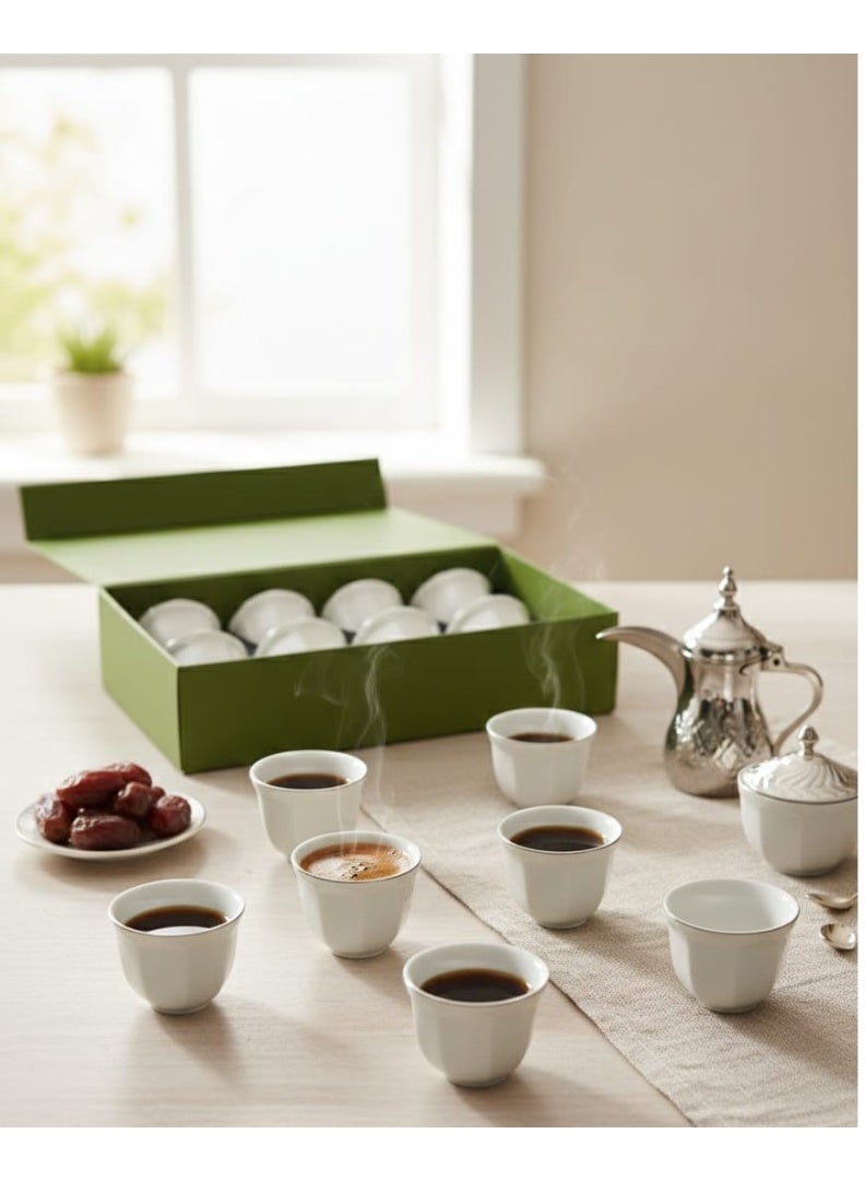 ANGELA 12PCS 100ML CAWA CUP SET GL282 - Image 2