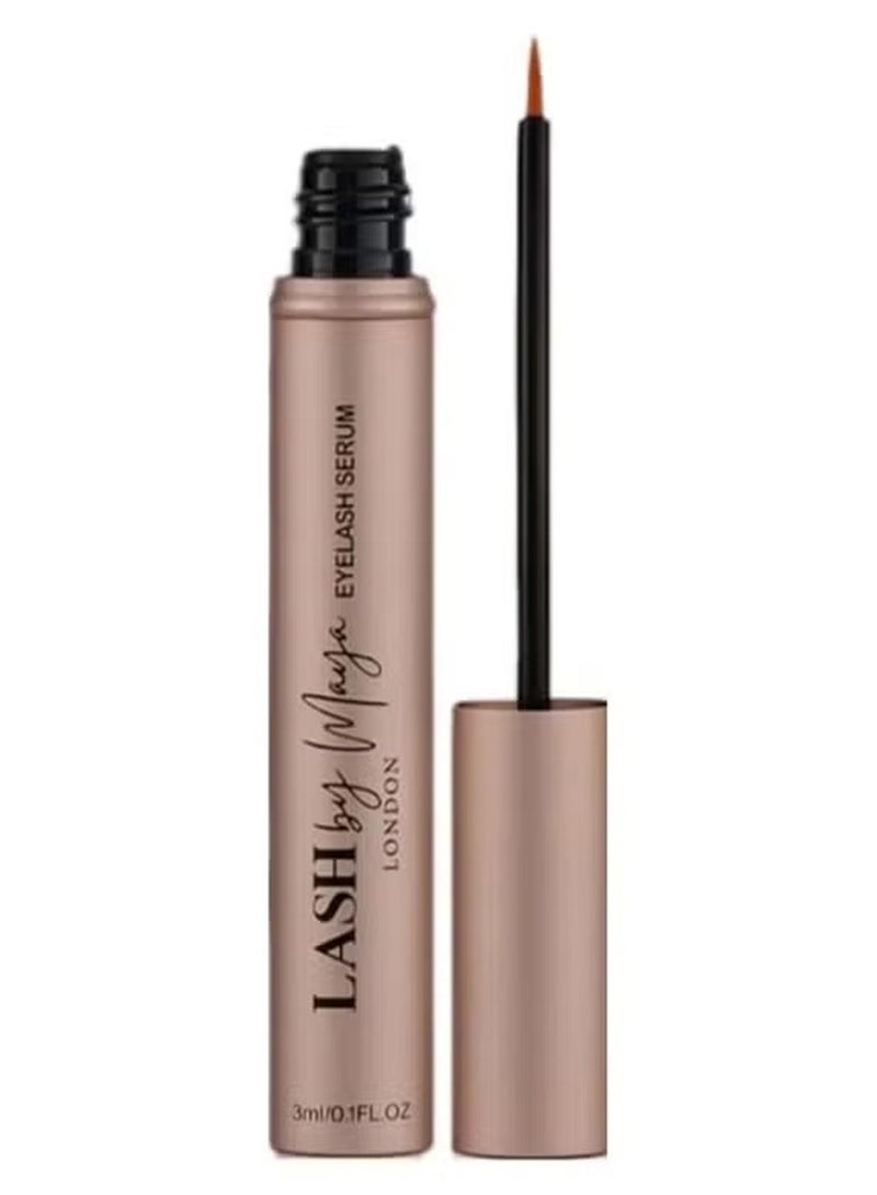 لاش من مايا سيروم الرموش 3 مل، سيروم لنمو الرموش والحواجب للحصول على رموش وحواجب أكثر كثافة وكثافة وقوة، تركيبة خالية من التهيج، معزز للرموش للحصول على رموش أطول - Image 1