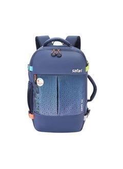 Safari Seek 32 Ltrs Overnighter Travel Laptop Backpack (Blue), Water Resistant Spacious Bag for Travelling and Camping, All-Purpose Bag for Business & Leisure