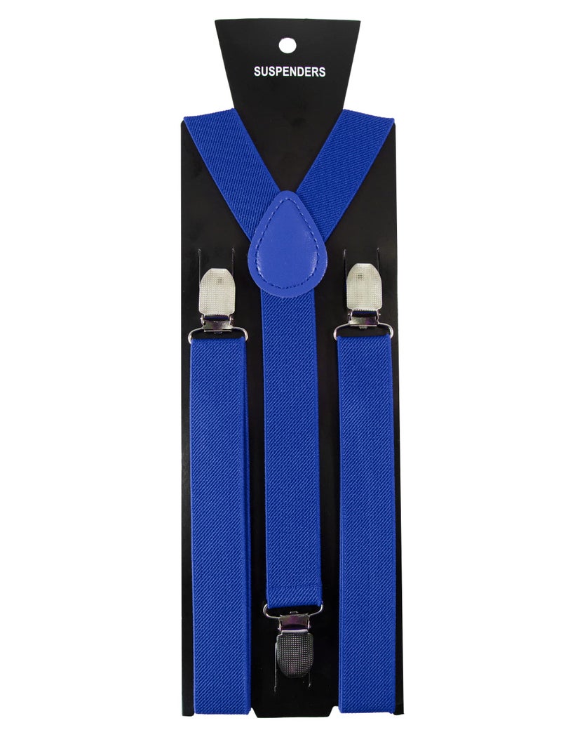 JEMYGINS Royal Blue Mens Suspender with 3 Strong Clips Adjustable Braces(4) - Image 4