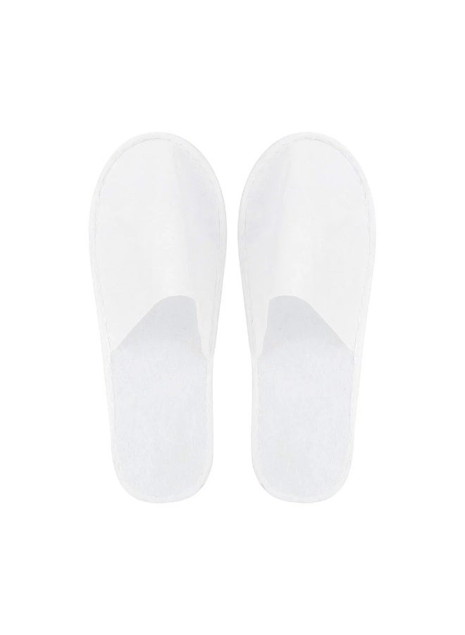 Global Star 6 pairs of white disposable slippers for hotels and spas - Image 1