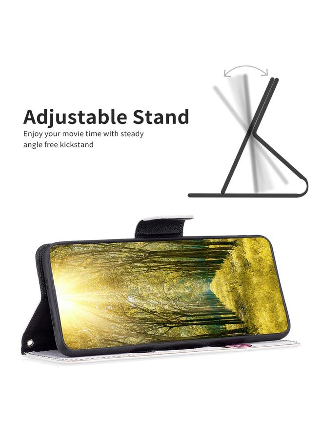 S-TOP Case For Samsung Galaxy S24 5G Colored Drawing Pattern Leather Phone Case - Image 4