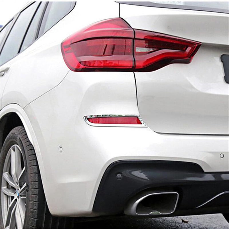 QASULER ABS Chrome Fog Light Covers for BMW X3 G01 2018 - Image 4