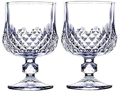Air Son Wine Glass Brandy Glass Red Wine Glass for Everyday use 195 ml Crystal Glass Set of 6 - Image 2