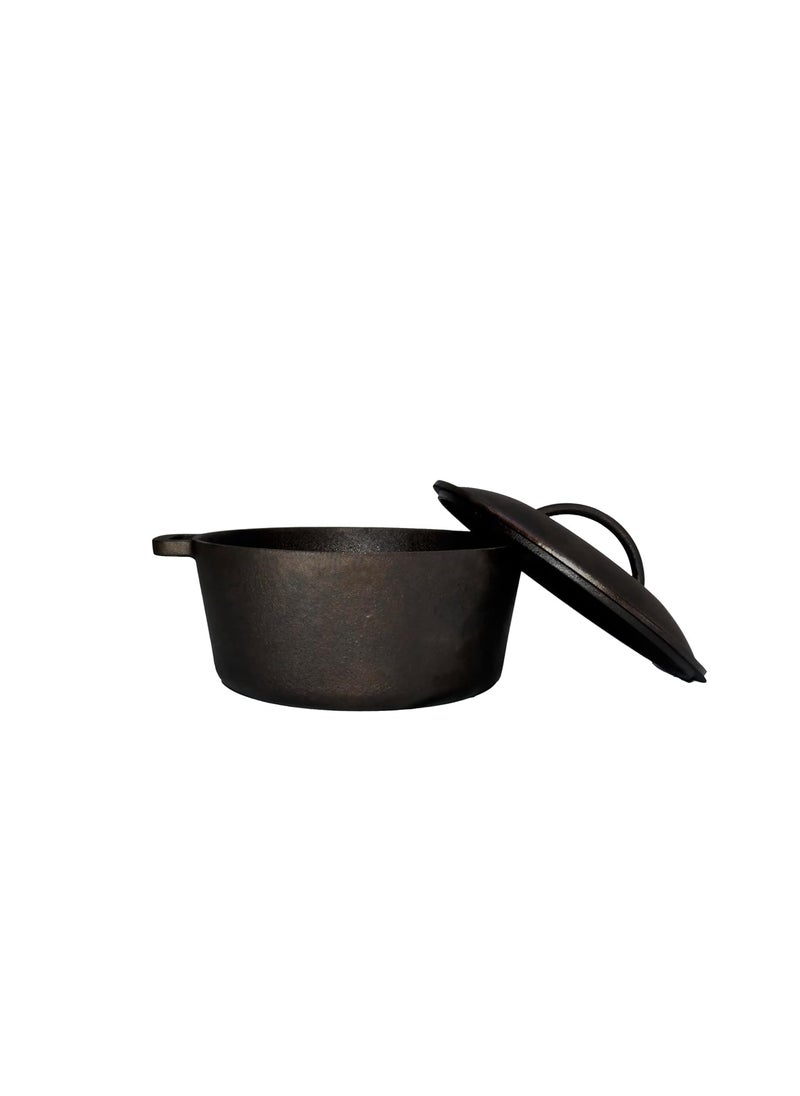 Rock Tawa Rock Tawa Dutch Oven 5 Ltrs In PreSeasoned Cast Iron  - Image 1