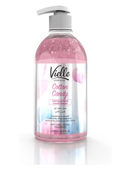Vielle Cotton Candy Exfoliating Hand Wash 500ml  - Image 1