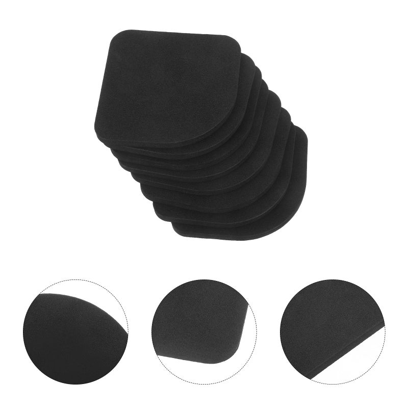 48 PCS Anti Washer Mat - EVA Noise Reduction Pads for Washing Machine Stability - Non Anti Shake Laundry Machine Stabilizer Feet Black - Image 2