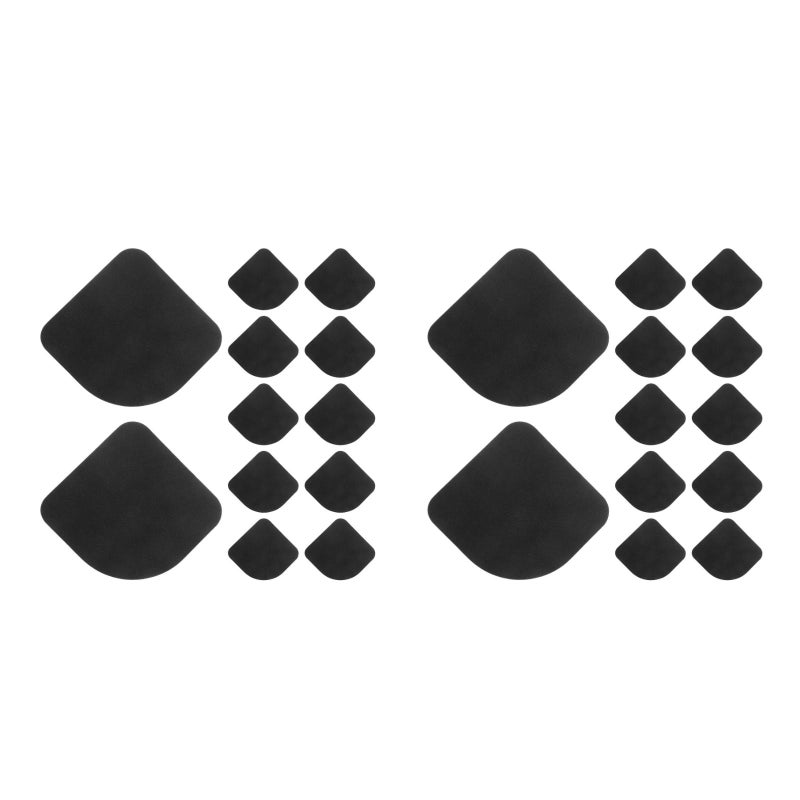 48 PCS Anti Washer Mat - EVA Noise Reduction Pads for Washing Machine Stability - Non Anti Shake Laundry Machine Stabilizer Feet Black - Image 1