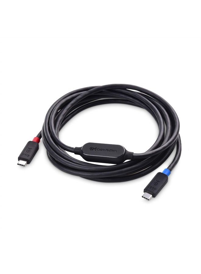 Cable Matters Active USB C Cable 10 ft with 4K Video, 10 Gbps Data Transfer and 60W Charging for Portable Monitor, Oculus Quest VR Headset, and More - Image 2