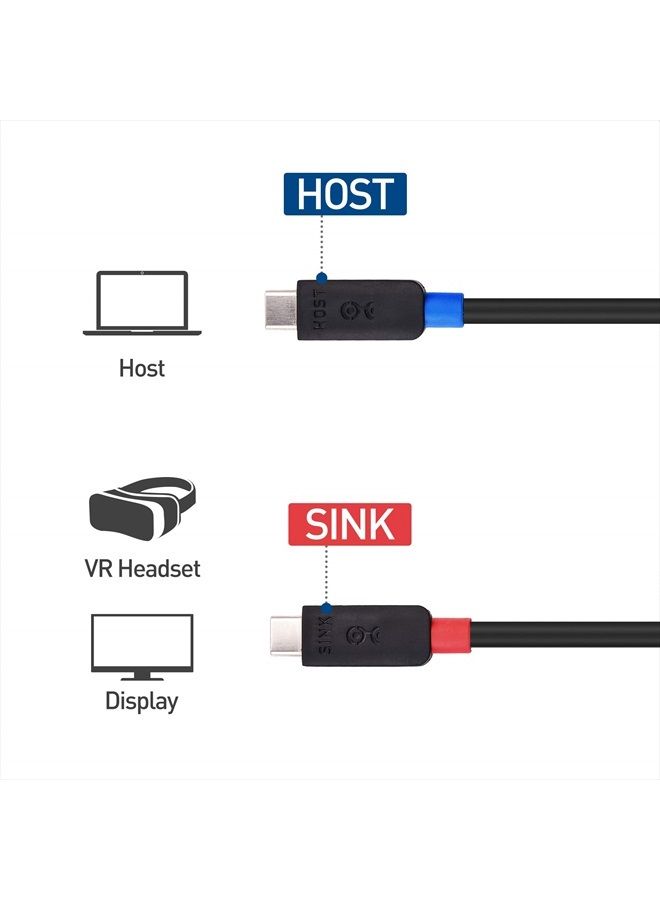 Cable Matters Active USB C Cable 10 ft with 4K Video, 10 Gbps Data Transfer and 60W Charging for Portable Monitor, Oculus Quest VR Headset, and More - Image 5