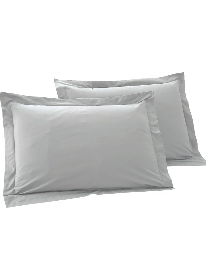 Colourful Snail 100Percent Cotton Duvet Cover Set Hidden Zipper Closure Ultra Soft Easy Care and Durable Simple Bedding Style QueenFull Grey Comforter Not Included - Image 4