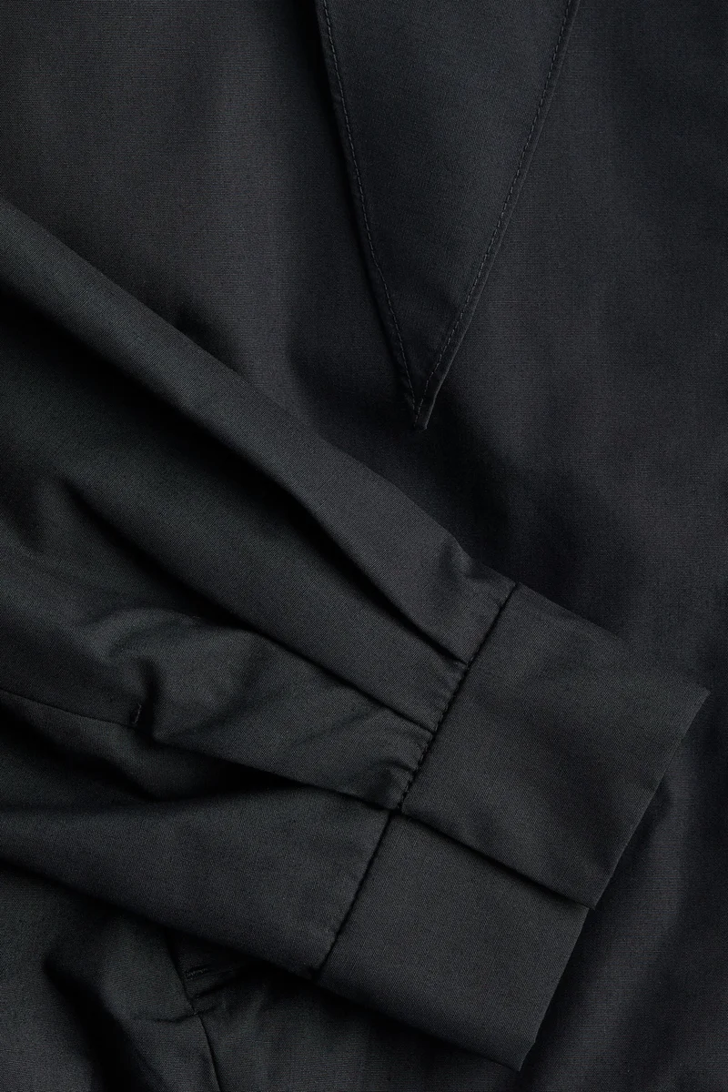 H&M  Scarf-collar bubble-hem jacket for Women | Best Price UAE
