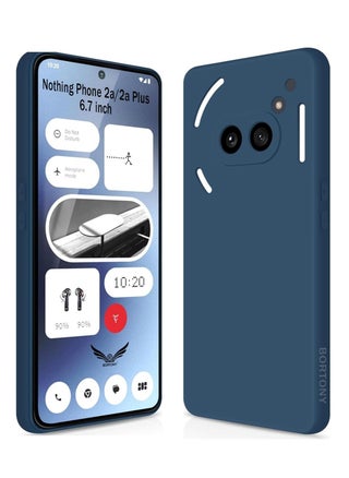 Silky Touch Liquid Silicone Case Compatible with Nothing Phone 2a / 2a Plus (6.7-Inch) – Shockproof, Anti-Scratch Soft Protective Cover with Microfiber Lining, Camera Protection, Durable Slim Grip Case for Everyday Use – Blue - pzsku/Z4C075F532D1368408DA7Z/45/1744797901/3a26fe3e-b1d0-47ef-a038-548e5d921b90