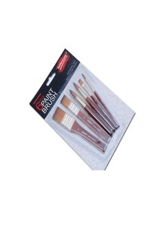 Worison WORISON 6pcs Nylon Hair Artist Paint Brush Set for Watercolor Brushes Professional  - Image 3
