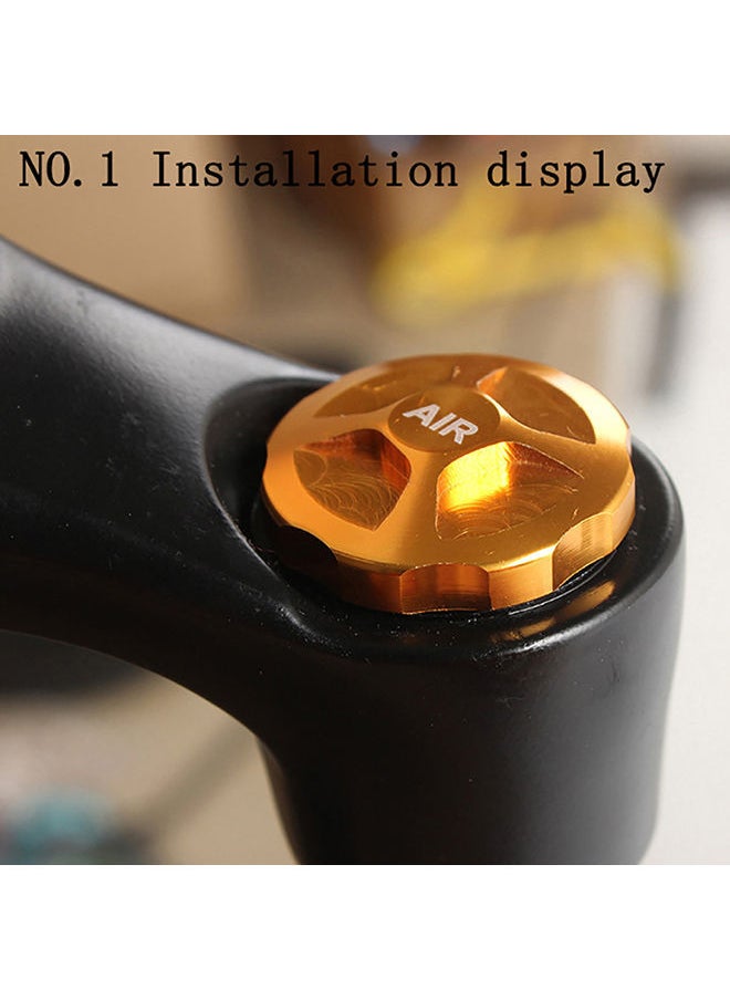NIBEMINENT - Alloy MTB Mountain Bicycle Bike Front Fork Gas Cover Protector Cap 3.2x3.2x0.8cm - Image 1
