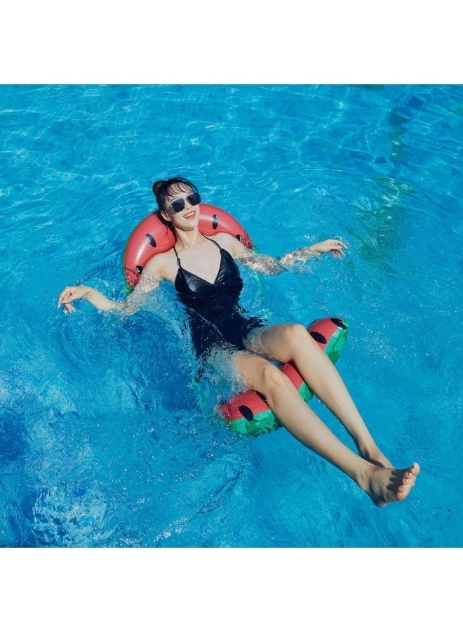 Watermelon Set Inflatable Floating Bed | Foldable Water Hammock | Pool Lounge Chair Float | Pool Party Decoration - Image 3