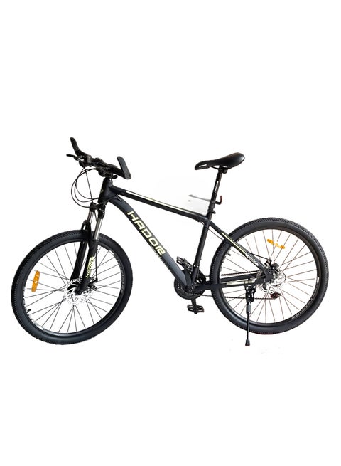 Steer Aluminum Frame 21-Speed Front Assistant Bike, 17-Inch Size, black&yellow