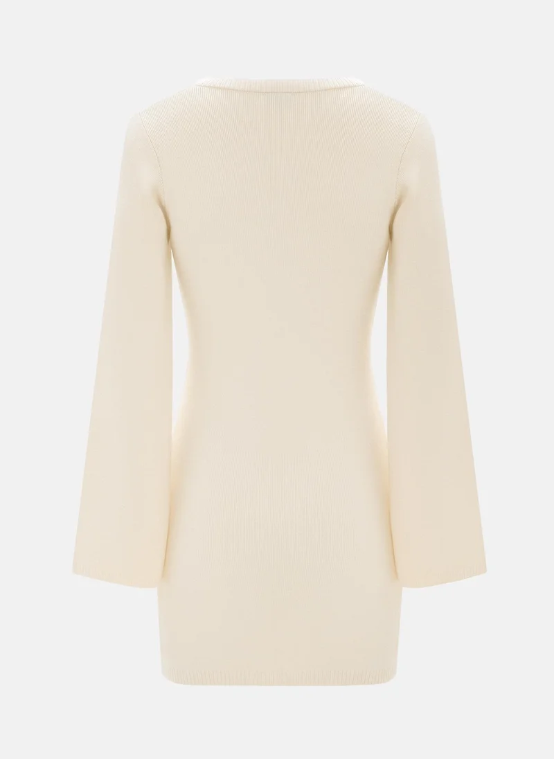 Lichi Mini dress with flared sleeves