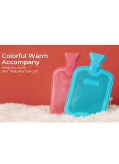 MARK STORE Hot Water Bag with Soft Cover 2 Liter, Classic Rubber Hot Water Bag for Cramps, Neck, Shoulders Pain Relief, Hot Cold Pack for Hot and Cold Therapy and Feet Warmer  - Image 3