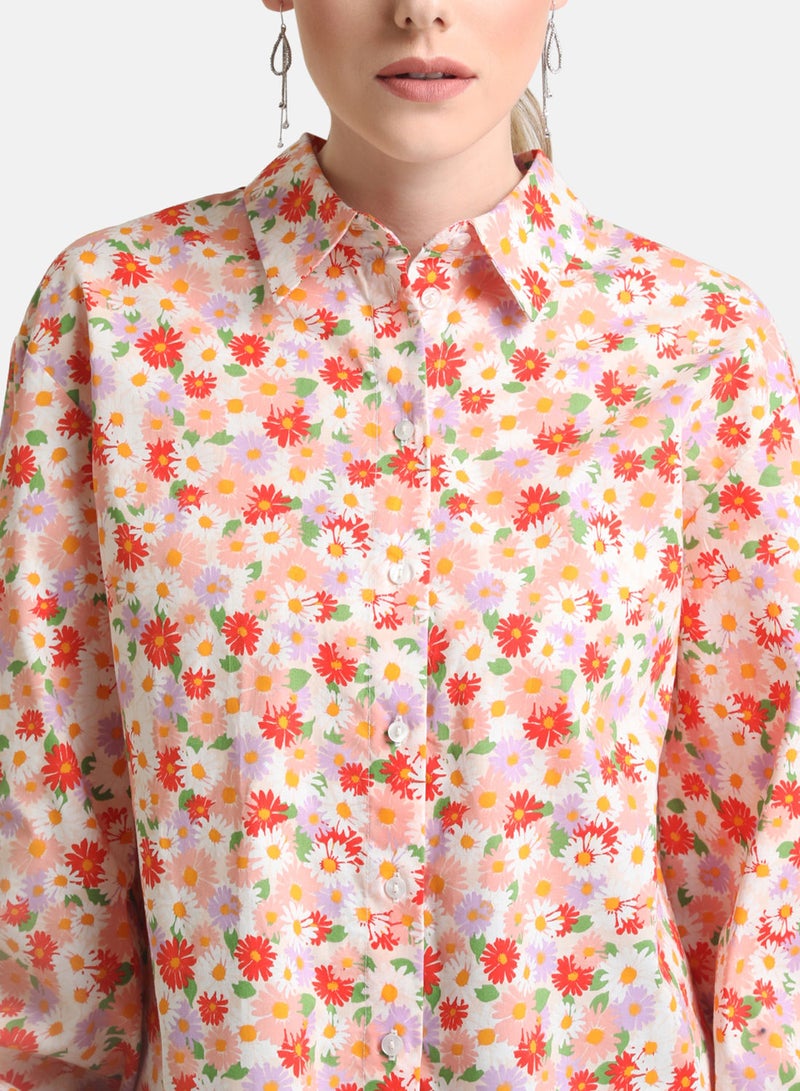 Kazo PRINTED POPLIN SHIRT  - Image 4