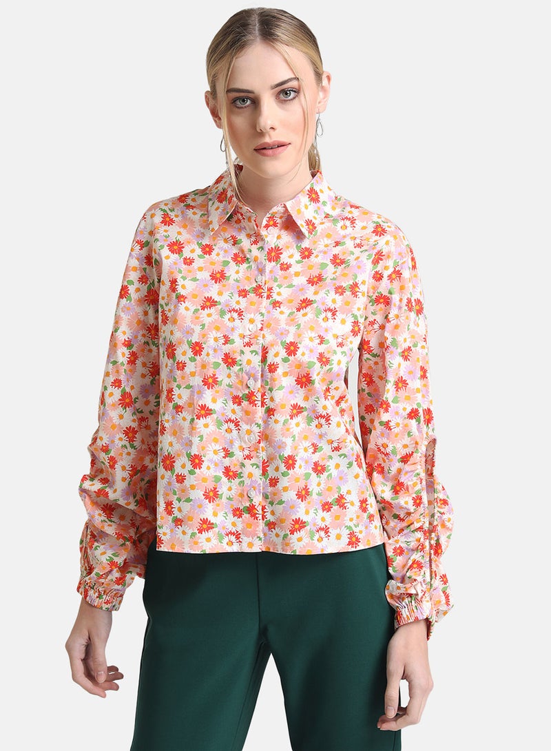 Kazo PRINTED POPLIN SHIRT  - Image 1