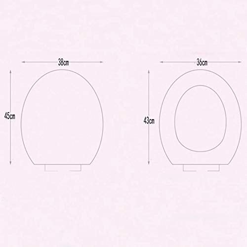 VIHAX Acrylic Fiber, Polypropylene Stretchable and Washable Soft Thicker Warmer Toilet Seat Cover Pads - Image 5