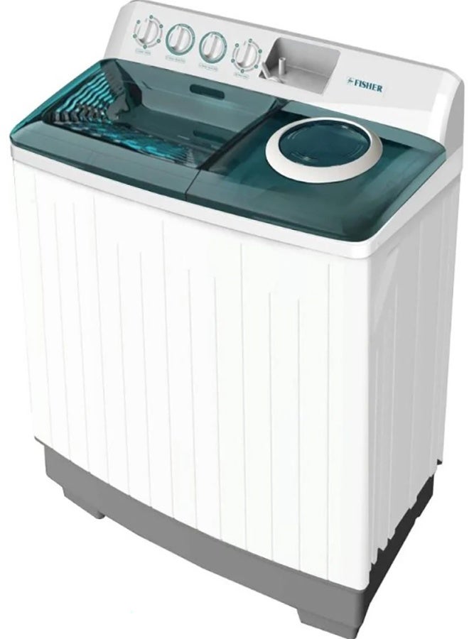 FISHER 8 KG Top Loading Semi-Automatic Washing Machine 220 V/60 Hz - White/Gray/Dark Turquoise | FW-P8000N - Image 5
