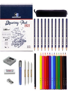 Alex Schoeller A5 Sketchbook with 10 Charcoal Pencils and Crayons Drawing Sketching Set Charcoal Pencil Extension - pzsku/Z4C083955F7DD2A3C5998Z/45/_/1729236250/b293b320-3bad-4314-afeb-03b7d088de9e