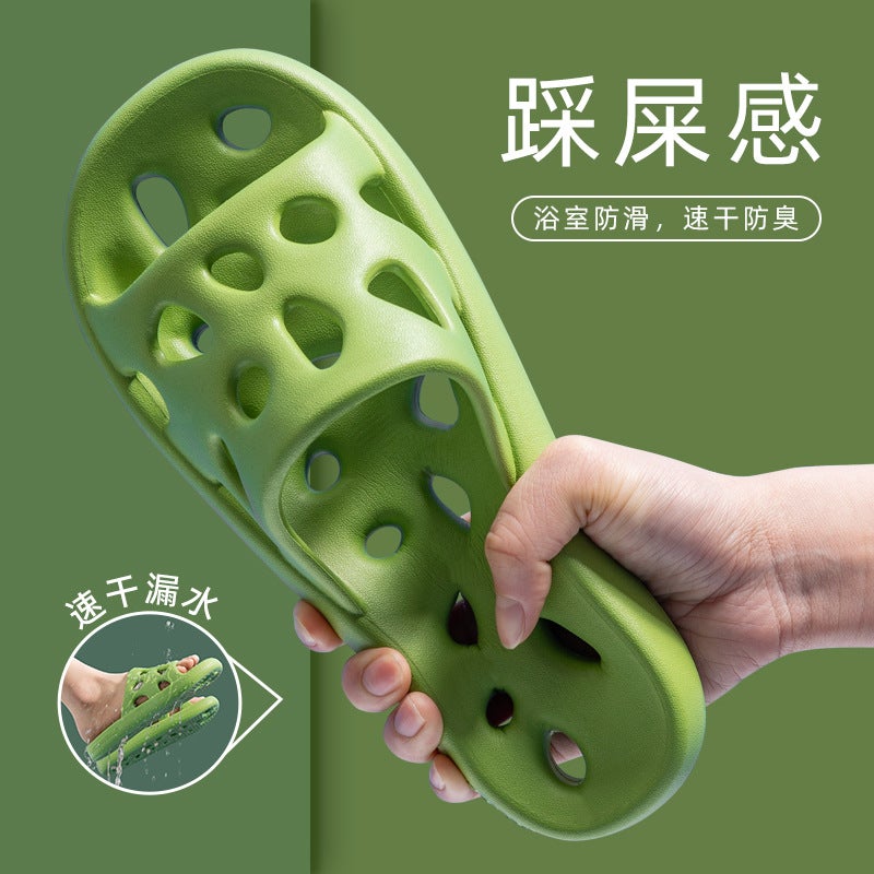 Anti-Slip EVA Bathroom Slippers for Women and Men - Quiet, Leak-Proof, Wear-Resistant Indoor House Slippers - 2026 New Style - Image 2