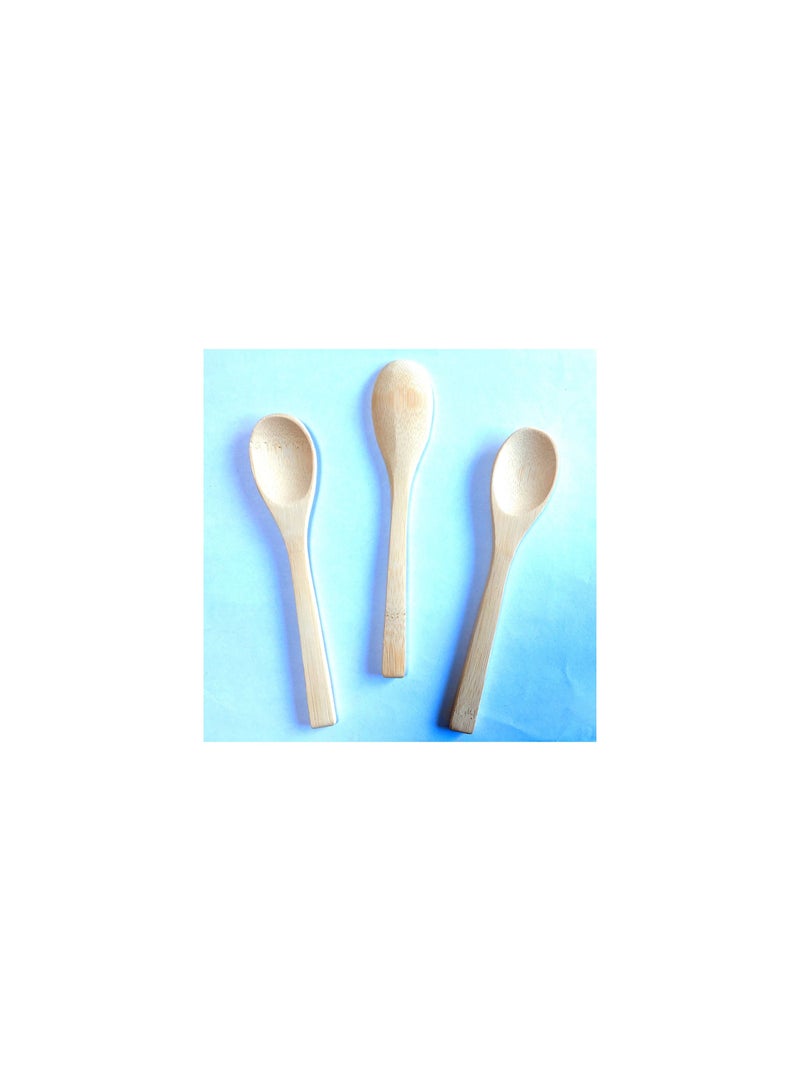 Liying 6Pcs Bamboo Spoons For Spices length 16cmx3cm - Image 4