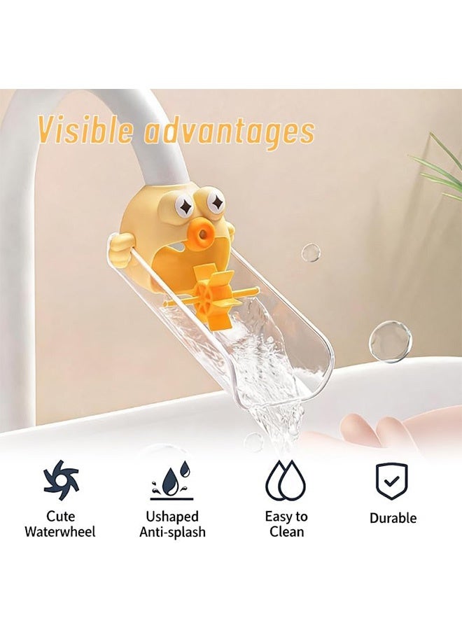 Quantum 2 PCS Faucet Extender, Cute Cartoon Silicone Faucet Extender, Plastic Sink Extender for Toddlers and Babies - Image 3