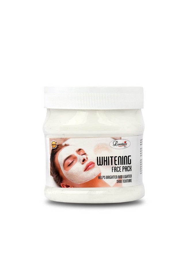LUSTER Whitening Face Pack | Helps Brighten & Lighten Skin Texture | Face Pack For Glowing Skin | Women & Men’S Face Pack | All Skin Types | Paraben & Sulfate Free - 500 Ml - Image 2