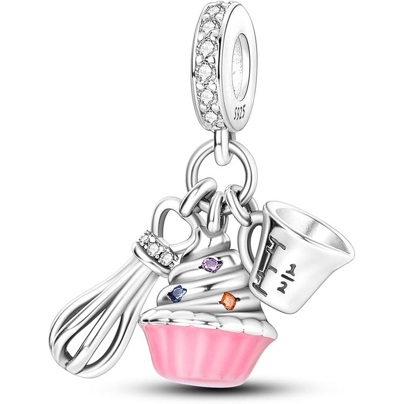 Hapour 925 Sterling Silver Charms for Bracelets Necklace European Jewelry Pendant Beads Charm Birthday Gift for Women Girls Mom Daughter - Image 1