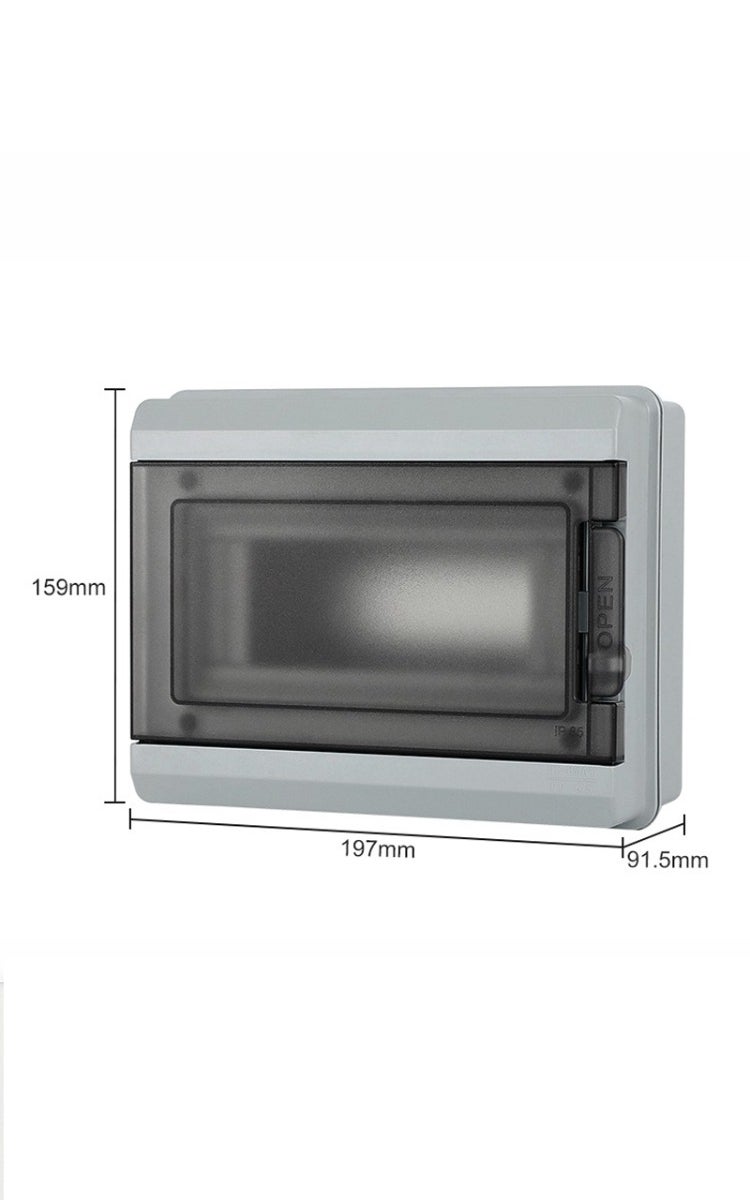 kashemano 8 Way Module ,Electrical Distribution Box,Distribution Protection Box with Wide-Angle Hinged Door,  IP65 Sealing - Image 2