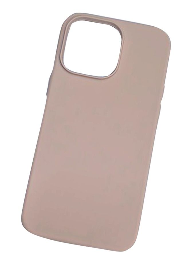 ACLIX Silicone Case 6.7 inch Full-Body Case Soft Liquid Gel Rubber Cover Shockproof Bumper Anti-Scratch Anti-Fingerprint Anti-Drop Slim for iPhone 14 Pro Max Beige - Image 1