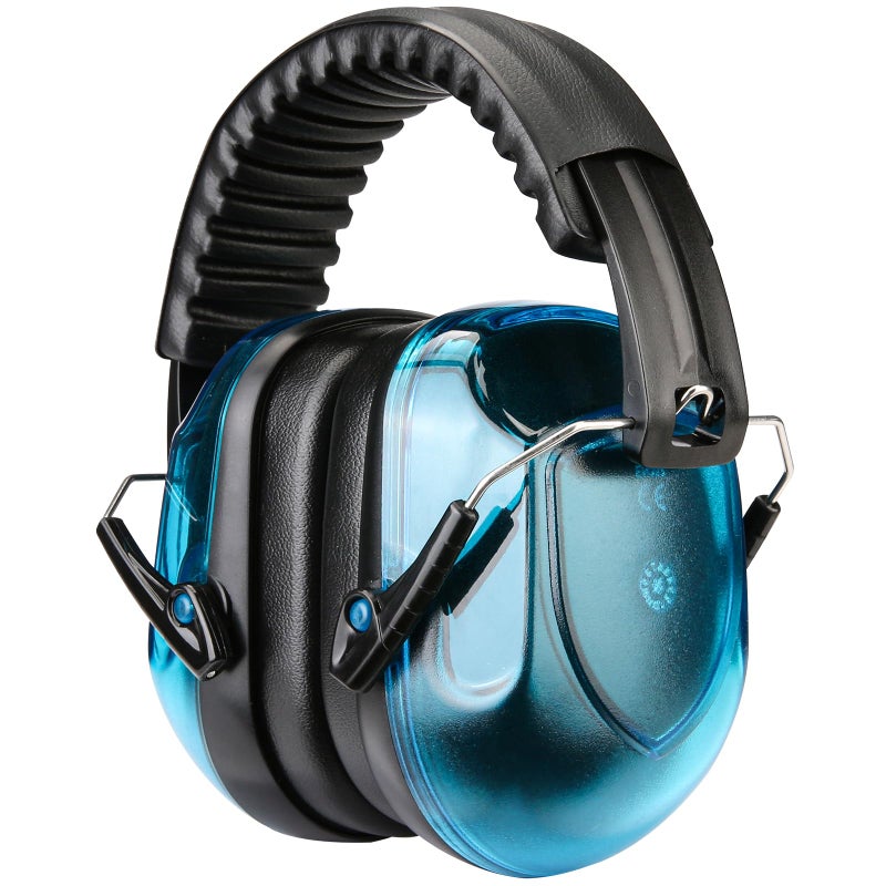 ProCase Noise Reduction Ear Muffs, Sound Proof Ear Protection, NRR 28dB Noise Cancelling Headphones for Adults Kids Autism, Hearing Protection for Mowing -Crystalblue - Image 1