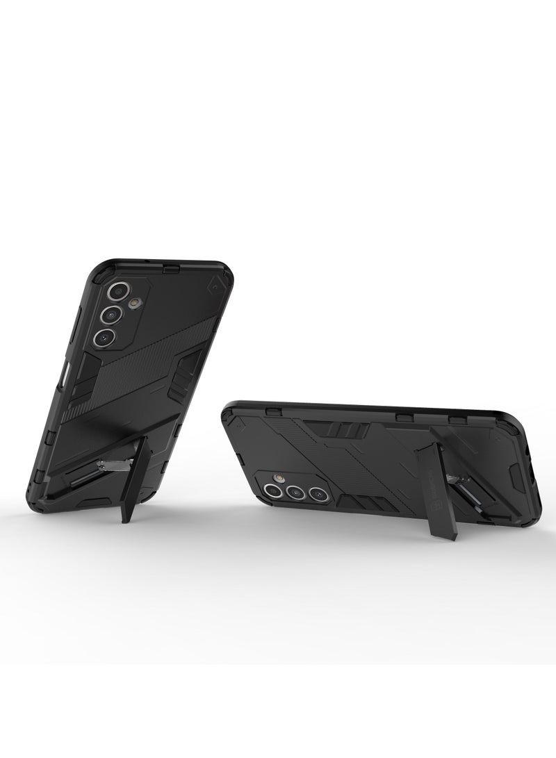 BIBERCAS Phone Case for Samsung Galaxy A14 4G/5G 2in1 TPU+PC Dual Layer Combo Shockproof Ultra-Thin Protective Phone Back Cover with Kickstand - Image 5