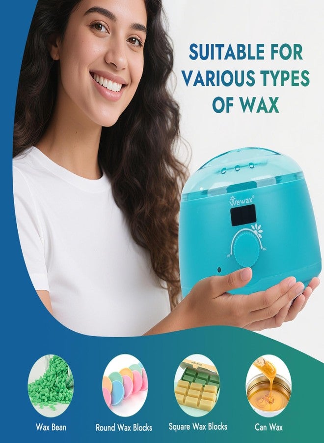 Wax Bear Digital Waxing Kit for Women & Men - 8 Packs Lavender & Milk Hard Wax Beans with Fast-Melting Silicone and Pre/Post Care Wipes - A - Image 5