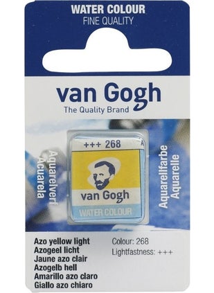 Van Gogh 1/2 Tablet Watercolor 268 Azo Yellow Light - pzsku/Z4C0883FB249836BAAA37Z/45/_/1725722574/390b8135-38bb-4cc9-a7c6-2a121b561b2f