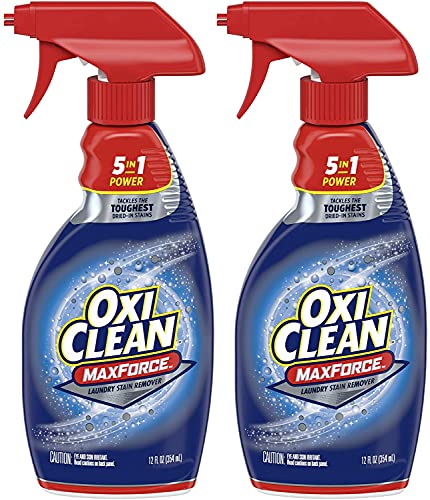 OxiClean Max Force 5 in 1 Power Laundry Stain Remover Spray, 12 oz - 2 PK - Image 1