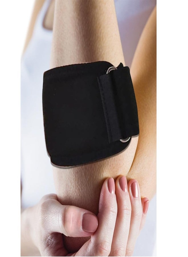 K SQUARIANS Tennis Elbow Support Band for Pain Relief, Tendonitis, Arthritis | Neoprene Elbow Brace for Gym & Sports | Adjustable Strap with Compression Pad for Men & Women | Universal Size - Image 5