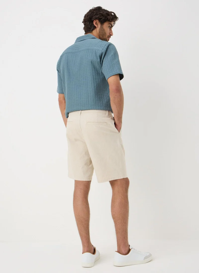 Matalan Cream Linen Shorts