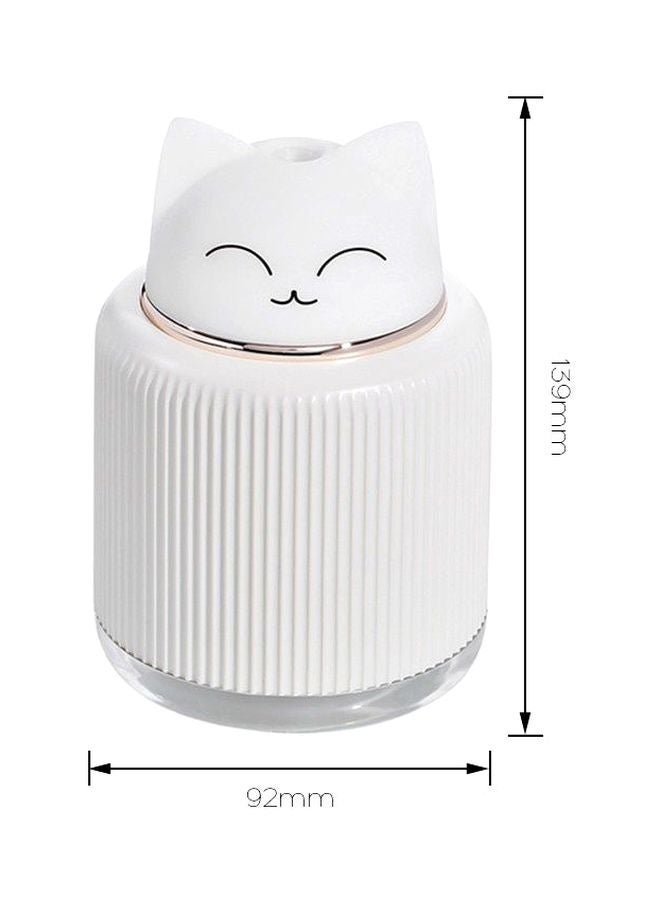 NIBEMINENT Cat Shaped Ultrasonic Mist Diffuser White - Image 2