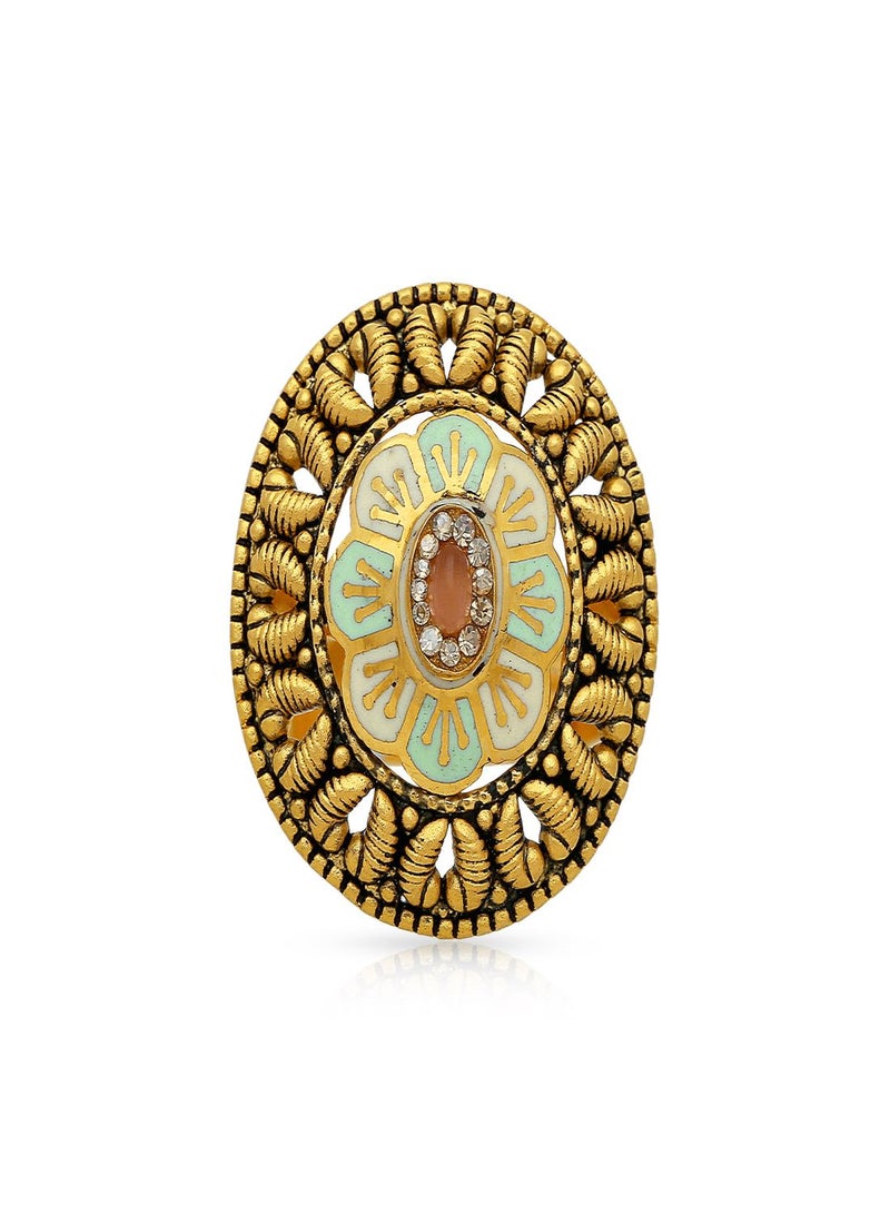 22 Carat 916 Purity Yellow Gold Ring RG3888095Y11 For Women