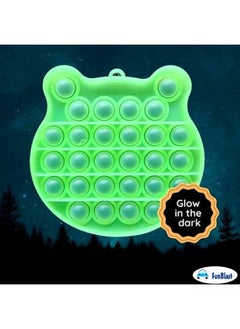 FunBlast FunBlast Pop it Set (Pack of 3) Glow in The Dark Pop it Fidget Toy, Kids Toys, Pop Bubble Fidget Toys with 2 Keychain-41 Bubbles - (Multicolor)  - Image 3