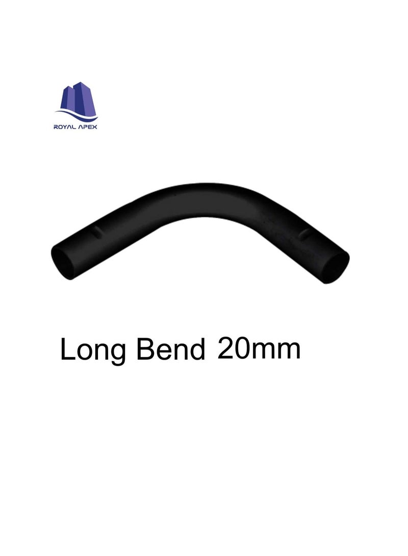PVC Electrical Conduit Pipe & Fittings for Indoor and Outdoor Electrical Wiring and Cabling (Pack of 10) (20mm, Long Bend)  - Image 2