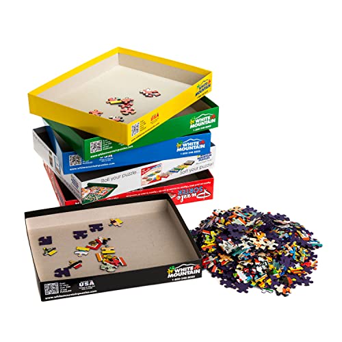 White Mountain Puzzle Sorter and Mystery Puzzle - Image 1