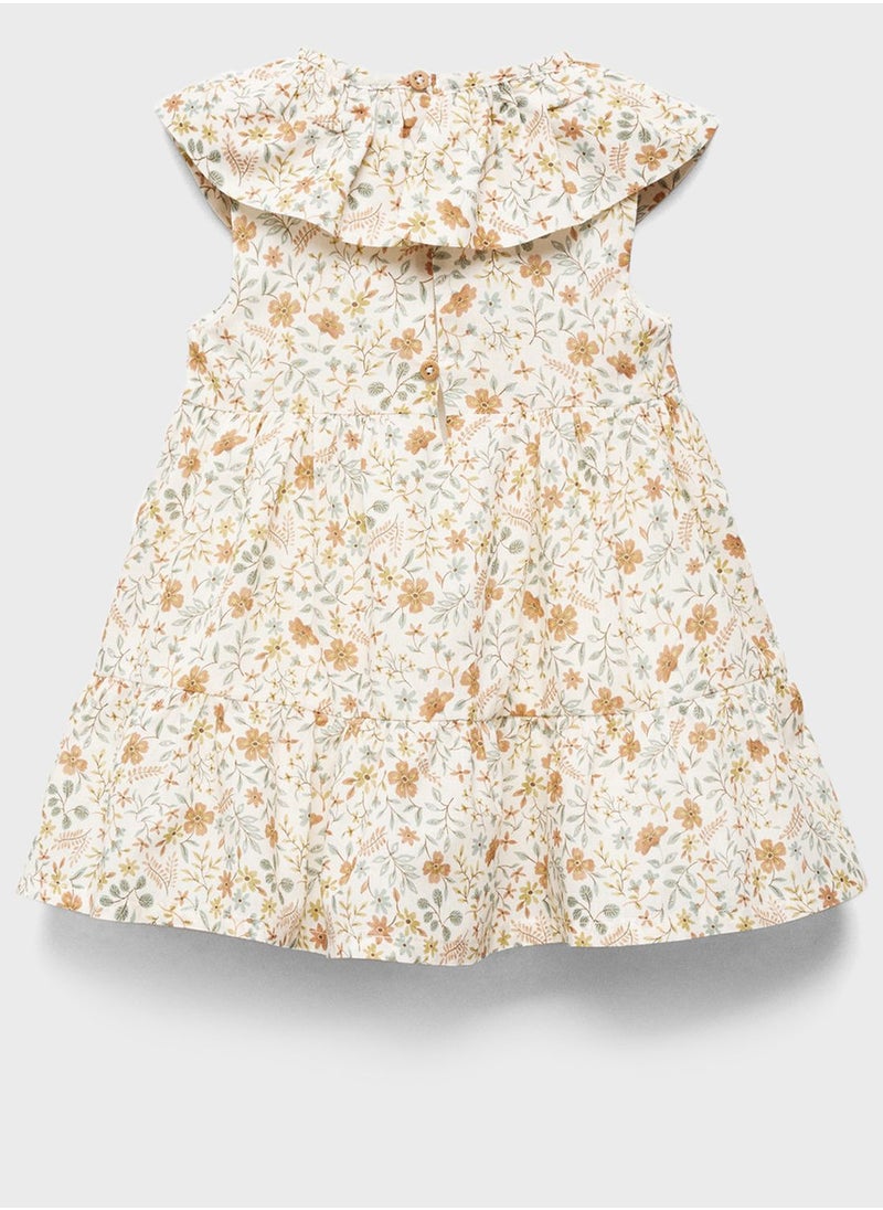 MANGO - Kids Floral Printed Dress - Image 1