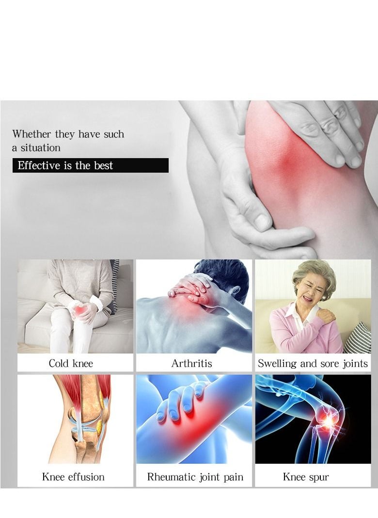 Generic Knee Massager with Heat for Pain Relief Electric Cordless Vibration Knee Massage Device with Kneading for Arthritis and Joint Circulation Warmer Rechargeable  - Image 4