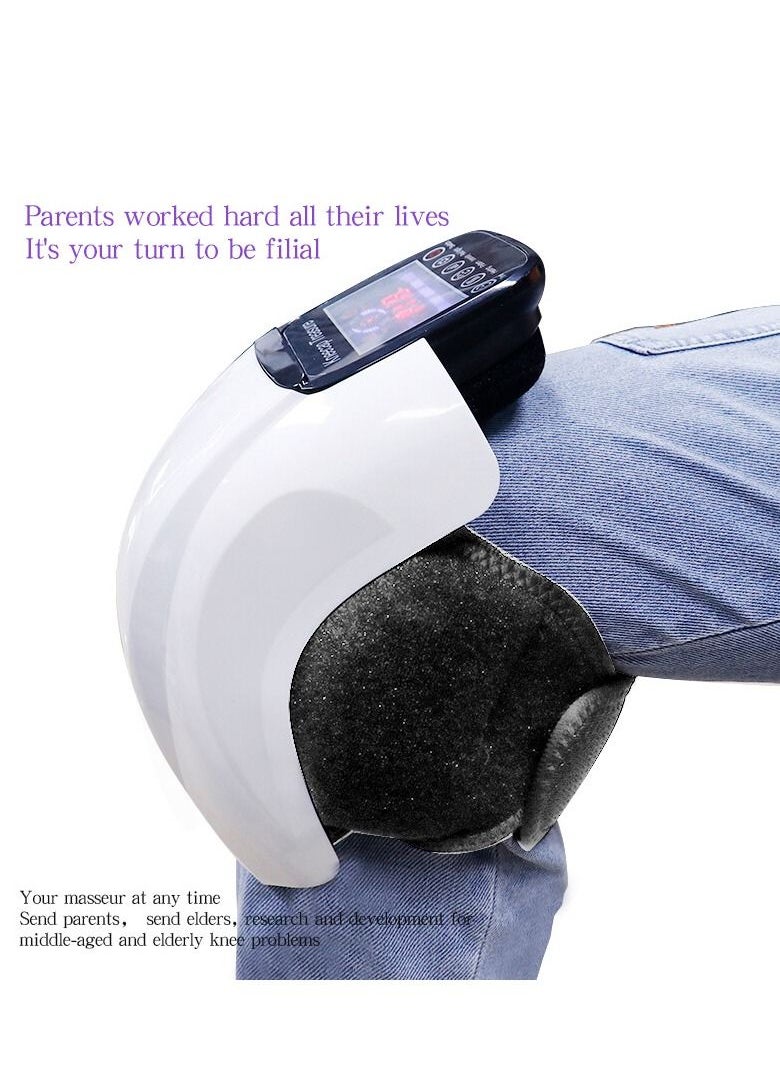 Generic Knee Massager with Heat for Pain Relief Electric Cordless Vibration Knee Massage Device with Kneading for Arthritis and Joint Circulation Warmer Rechargeable  - Image 2